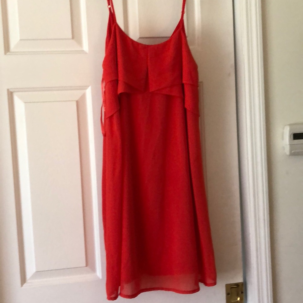Lulus coral red dress